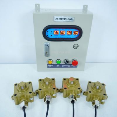 TỦ BÁO RÒ GAS 4 KÊNH ĐẦU DÒ PHÒNG NỔ NV-4ExD